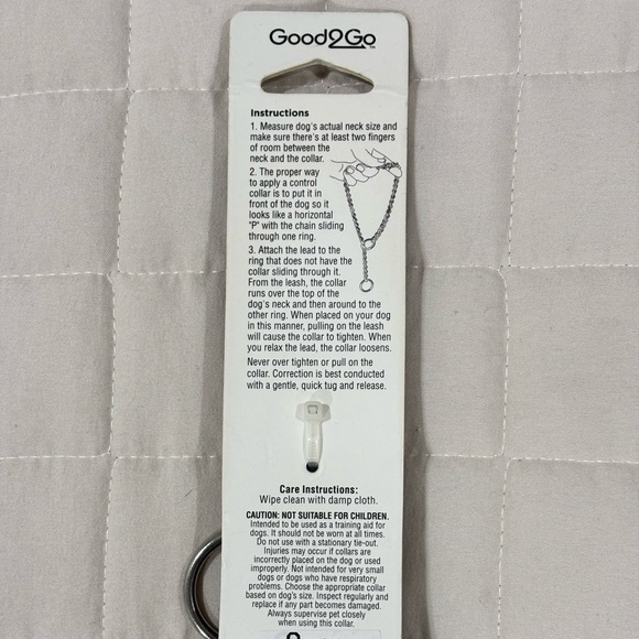 NWT Good2Go Basic Control Collar for Dogs L/XL 22” 3mm Gauge - Picture 3 of 3